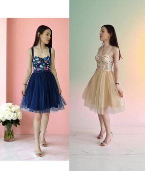 Desenli Mini Abiyeler